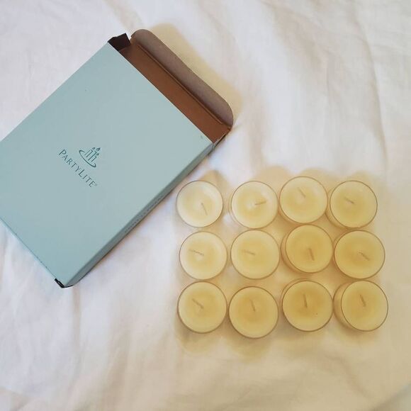 NEW PartyLite 12 pack Citrus Bloom Tealights - Picture 1 of 4
